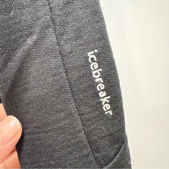 Icebreaker Men's Merino 260 Quantum Long Sleeve 2 way Zip Hoodie great for sprin - Picture 5 of 17
